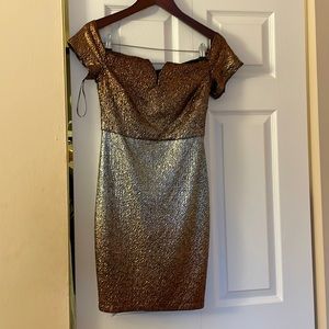 Guess 2tone glitter dress